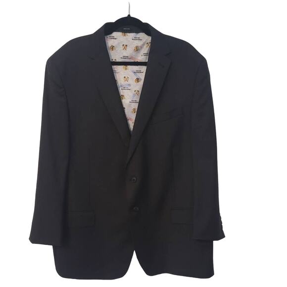 Joseph Abboud Chicago Blackhawks Men's 100% Wool Blazer 46R/42R - Picture 1 of 9